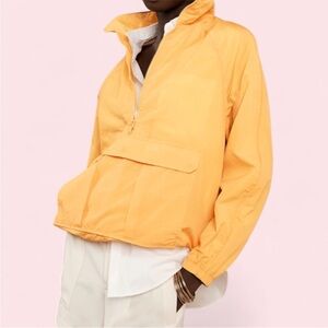 Banana Republic Sport Yellow Lightweight Windbreaker